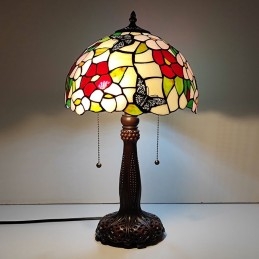 Lampa Tiffany Červená...